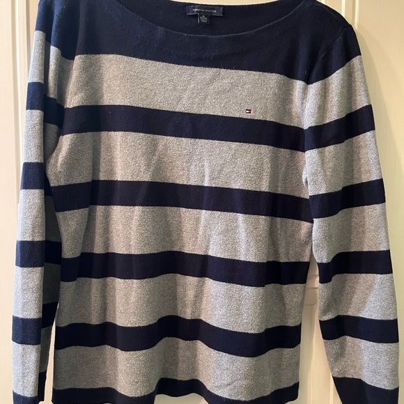 Tommy Hilfiger Sweaters - Tommy Hilfiger Dark Blue Knit Sweater
